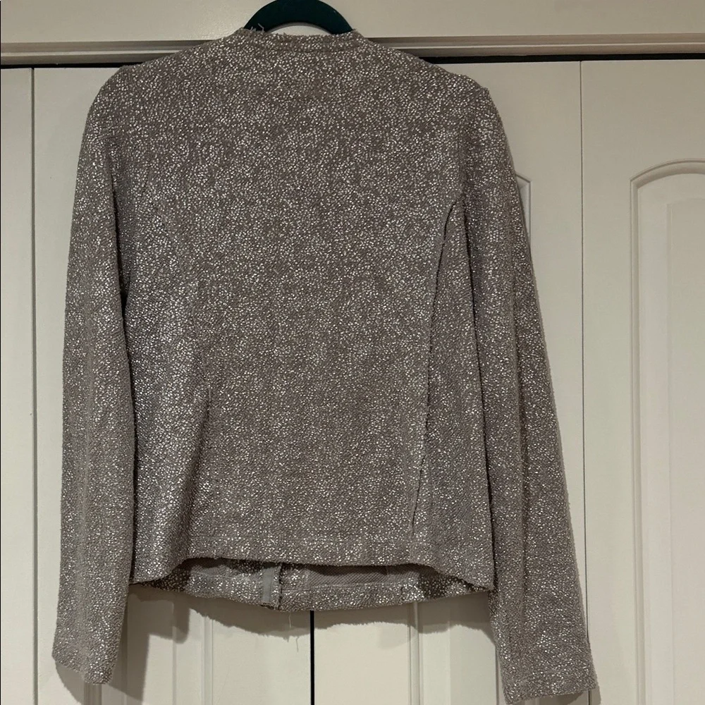 Anthropologie‎ Dolan left coast collection Sparkling metallic jacket small - Picture 8 of 8